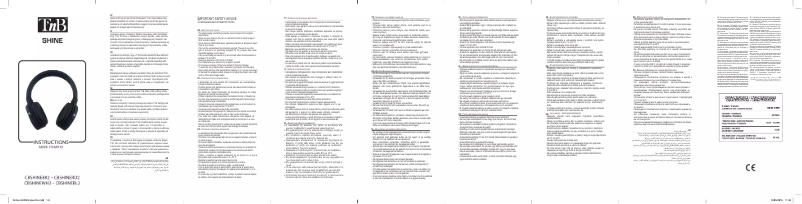Image de la première page du manuel de l'appareil Shine