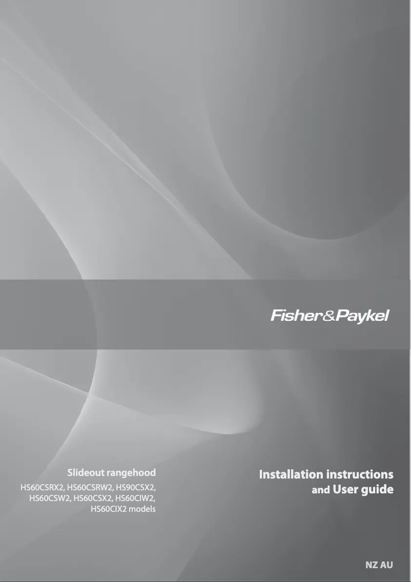 Image de la première page du manuel de l'appareil HS60CSX2