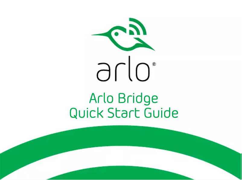 Page 1 de la notice Manuel utilisateur Arlo Bridge ABB-1000