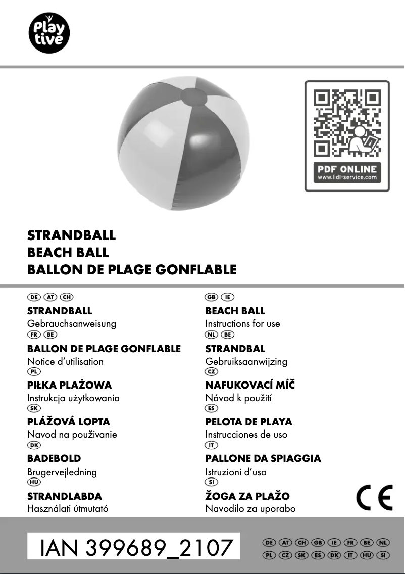 Imagen de la primera página del manual del dispositivo IAN 399689