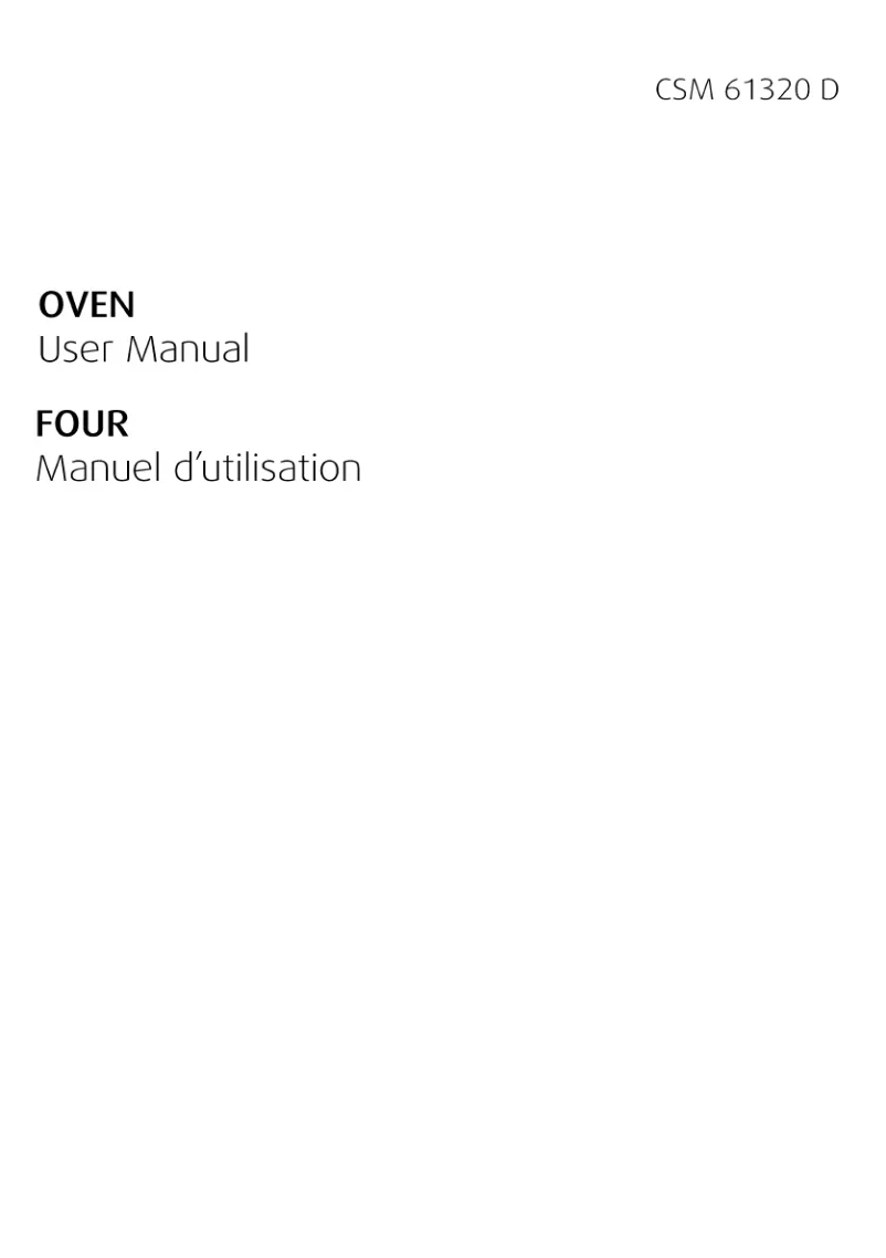 Page n°1 - Manuel utilisateur Beko CSM 61320 DX