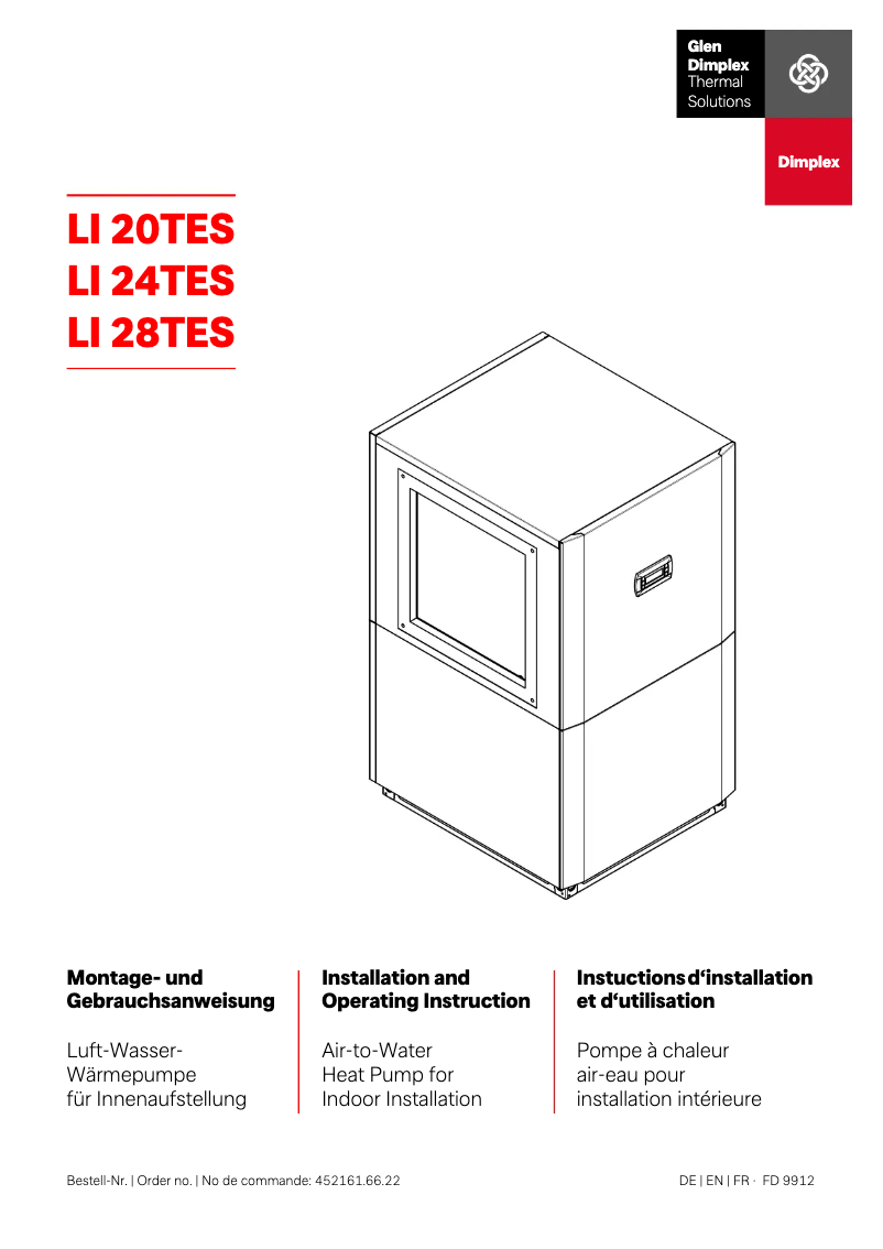Image de la première page du manuel de l'appareil SI LI 24TES
