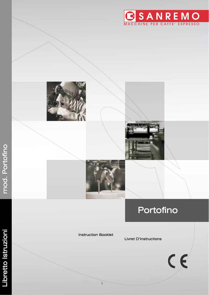 Page 1 de la notice Manuel utilisateur Sanremo Portofino