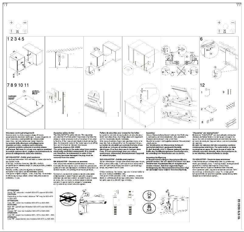 Page 1 de la notice Manuel utilisateur Smeg DWI46