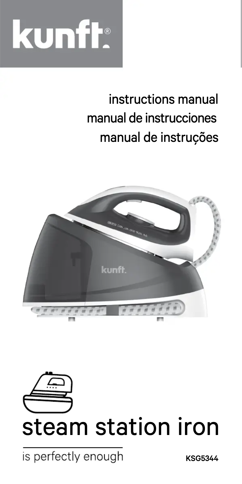 Page 1 de la notice Manuel utilisateur Kunft KSG5344