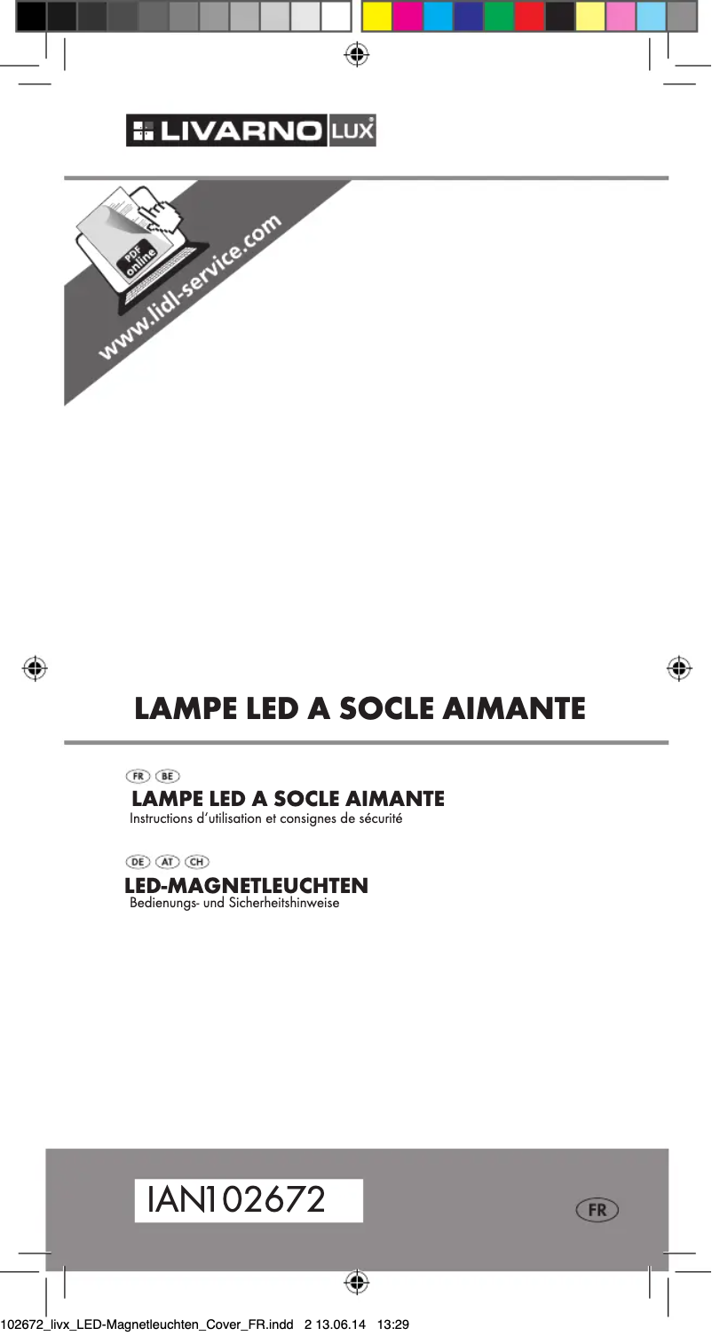 Page n°1 - Manuel utilisateur Livarno Lux 102672-14-01