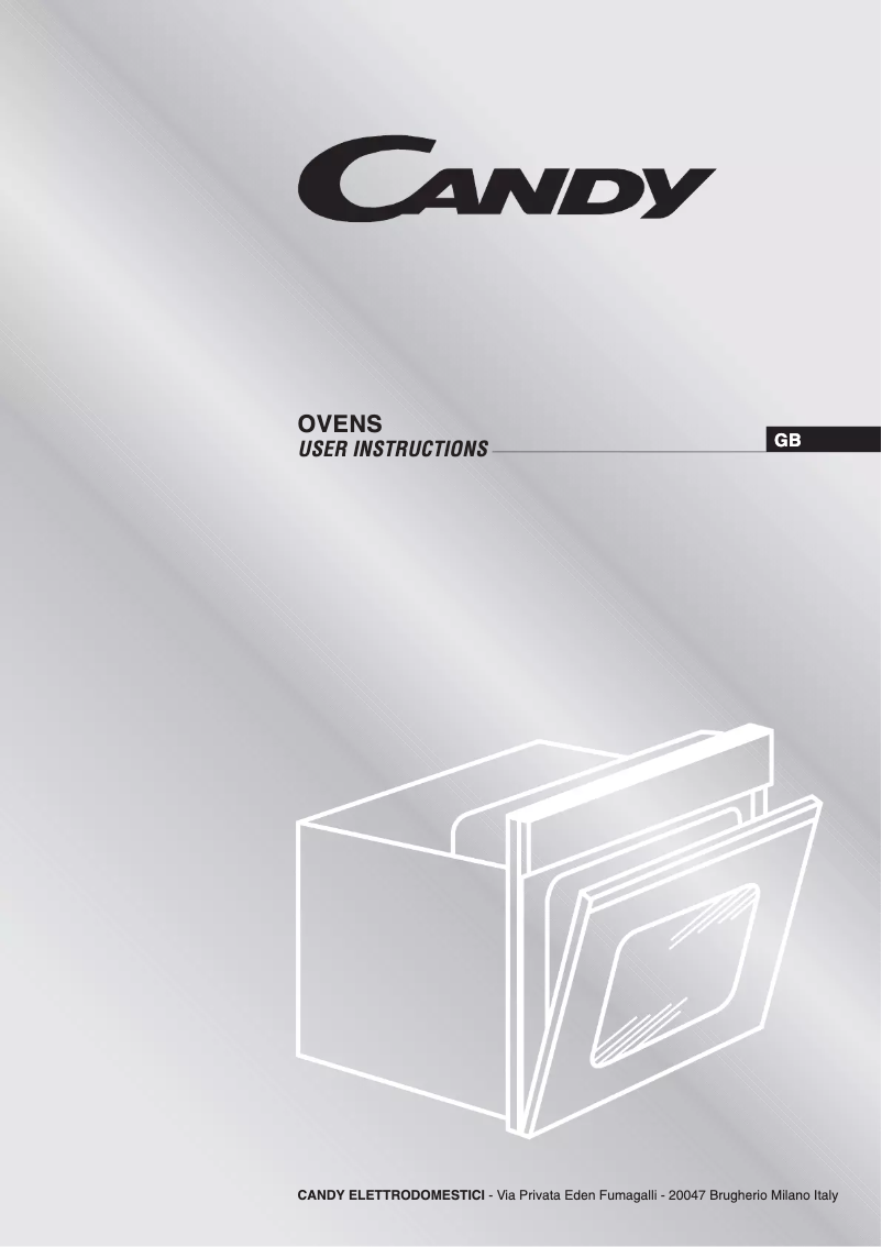 Page 1 de la notice Manuel utilisateur Candy FPP 403 X
