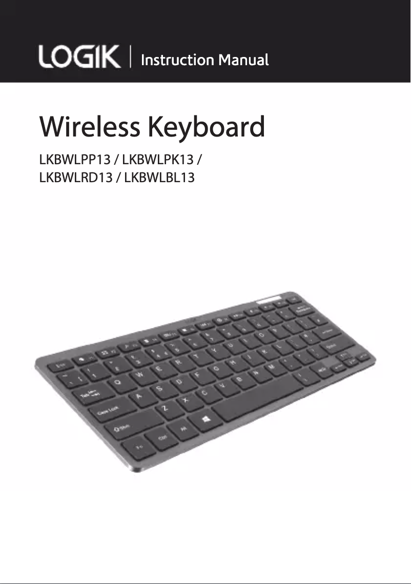 Página 1 del manual Manual de usuario Logik LKBWLPK13