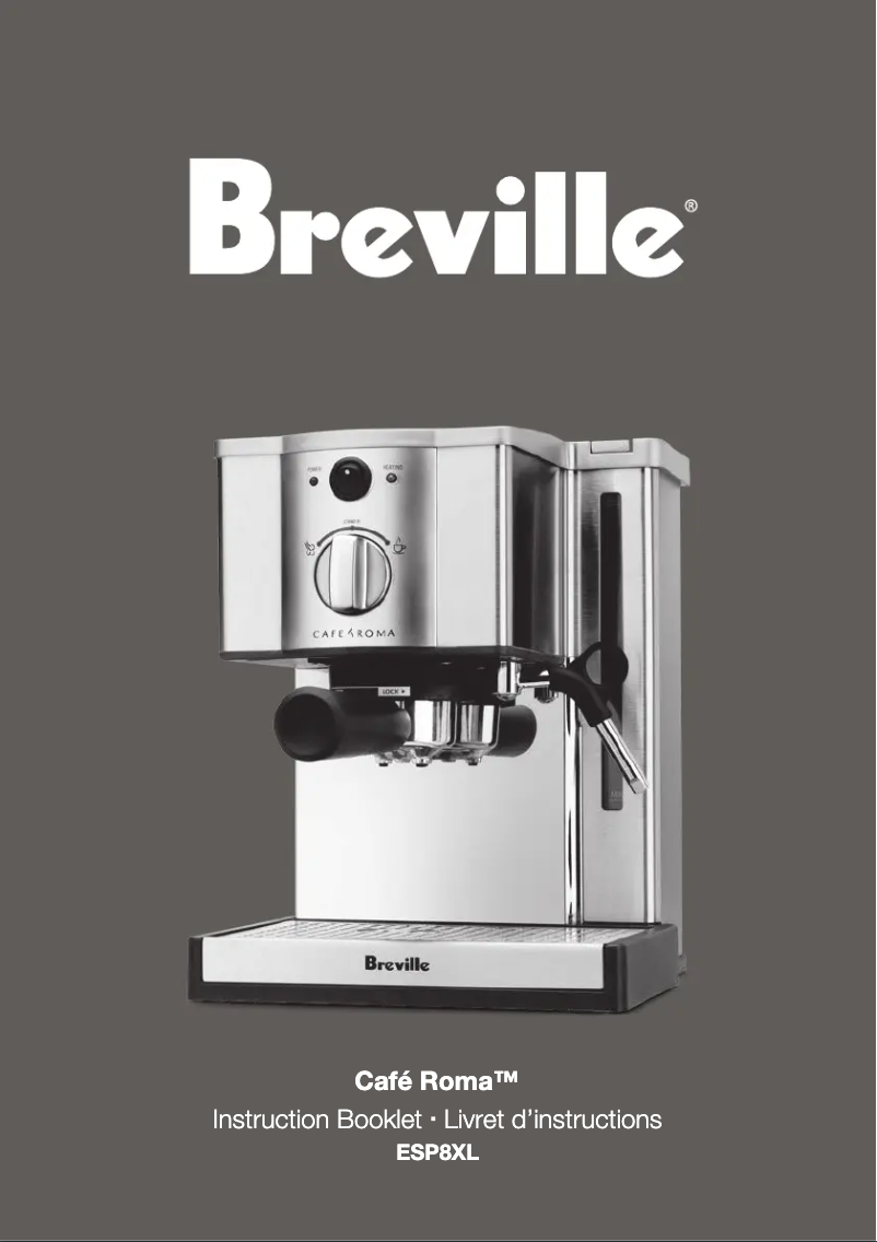 Image de la première page du manuel de l'appareil The Café Roma ESP8