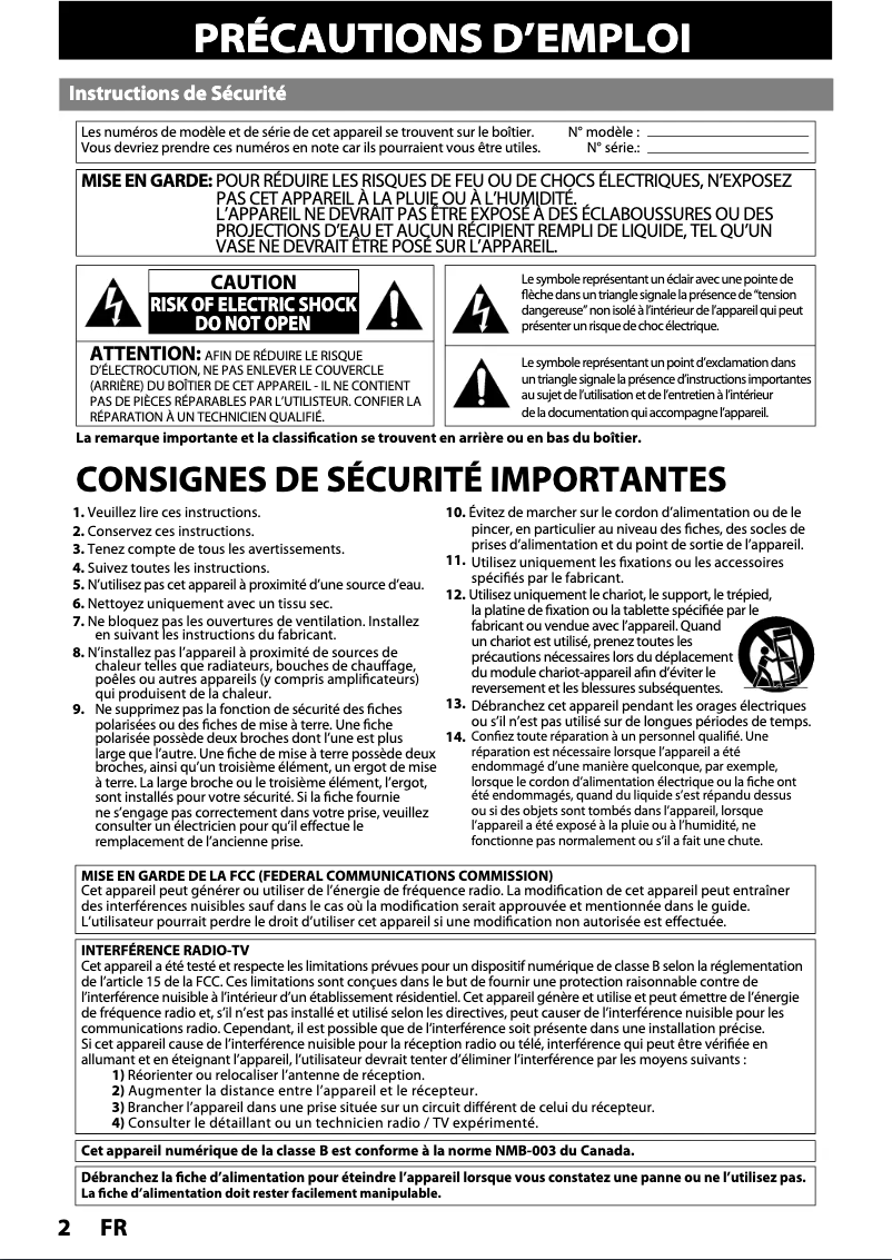 Page 1 de la notice Manuel utilisateur Philips BDP3010