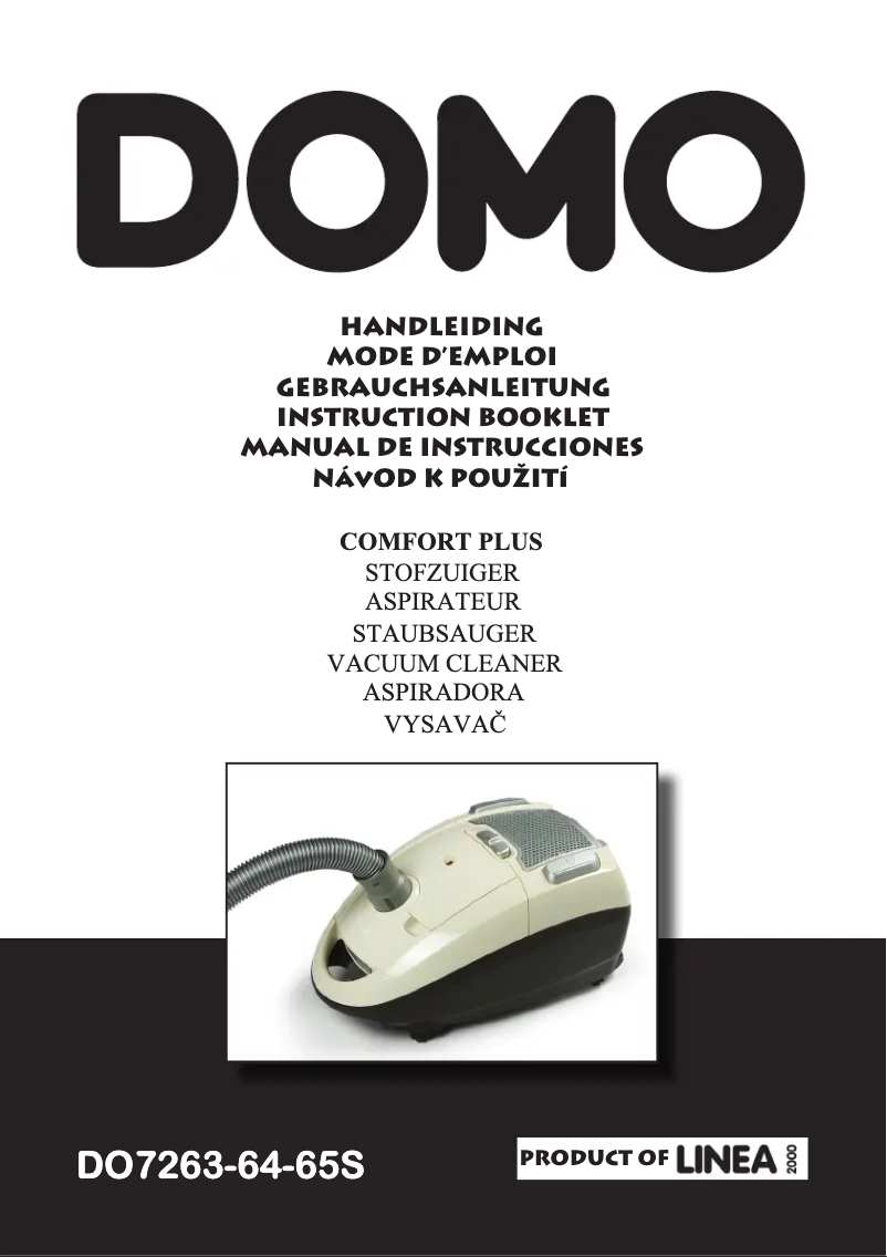 Image de la première page du manuel de l'appareil DO7264S