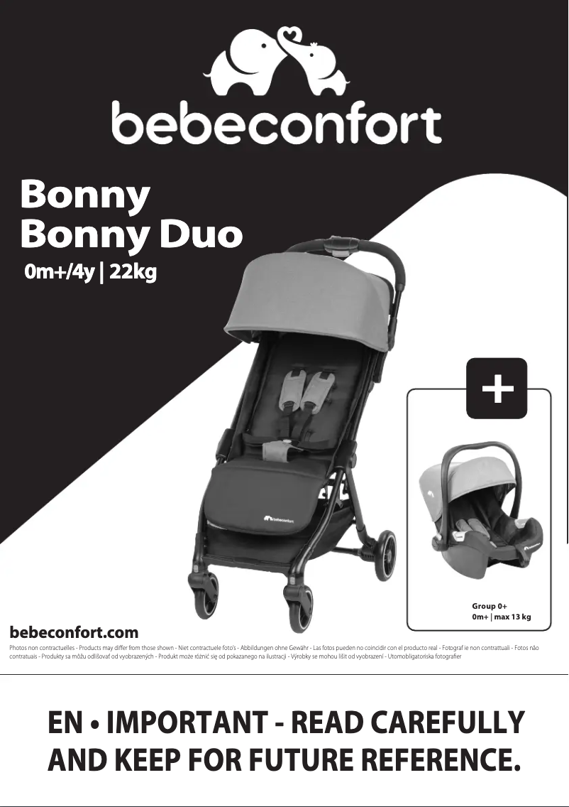 Page n°1 - Manuel utilisateur Bebe Confort Bonny