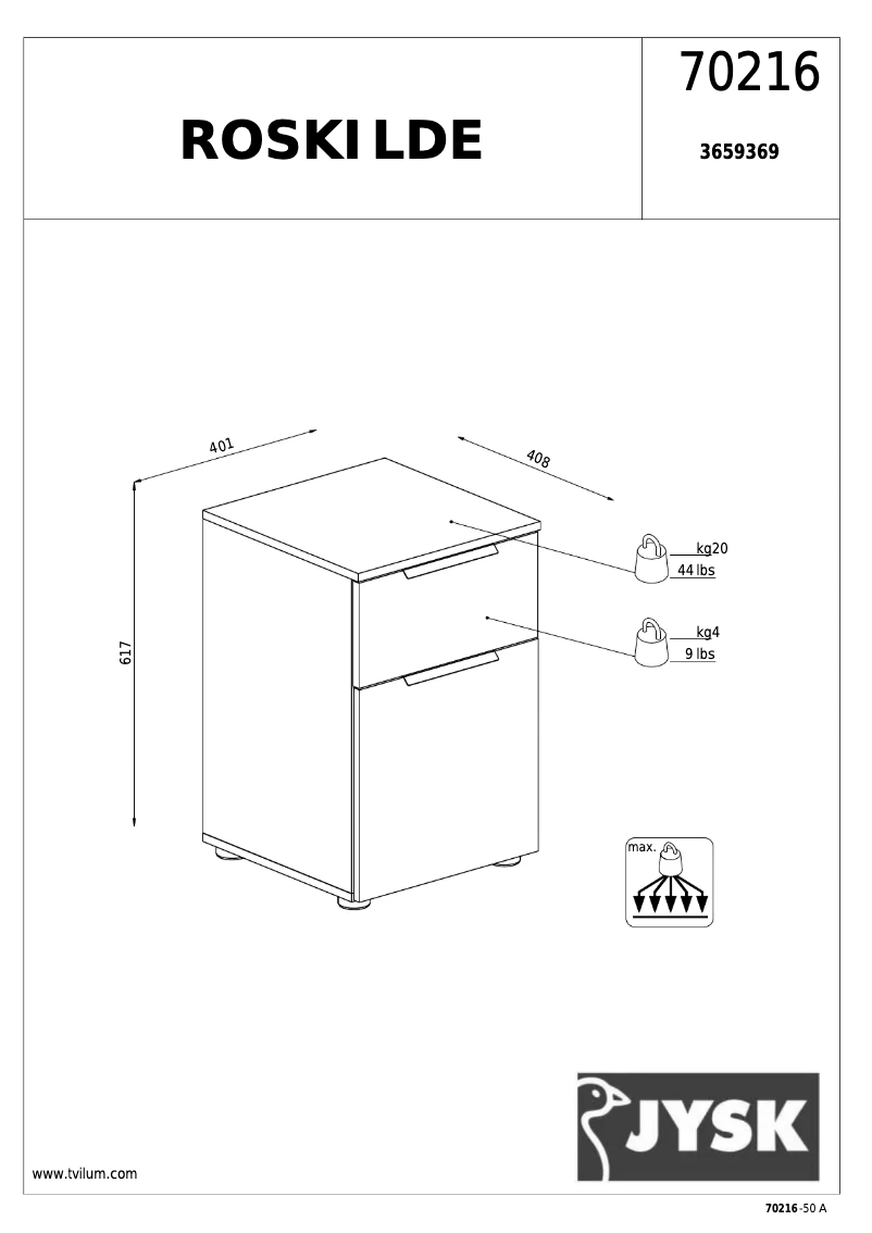 Página 1 del manual Manual de usuario JYSK Roskilde