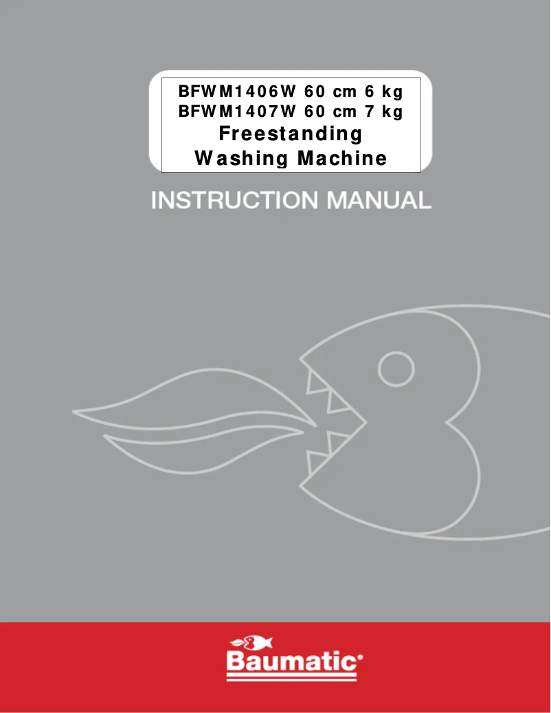 Page n°1 - Manuel utilisateur Baumatic BFWM1407W