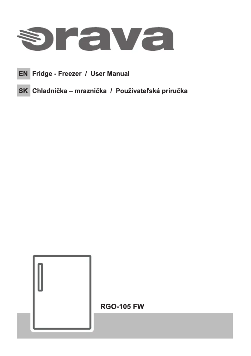 Page n°1 - Manuel utilisateur Orava RGO-105 FW
