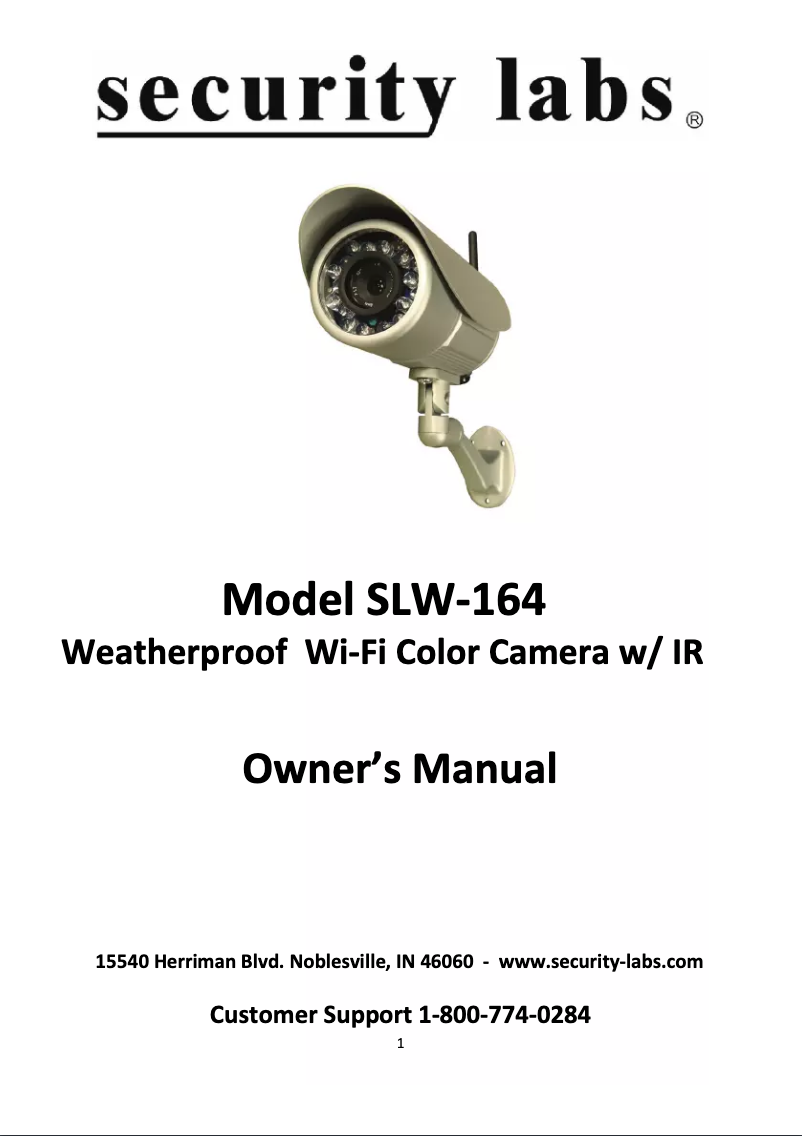 Imagen de la primera página del manual del dispositivo SLW-164