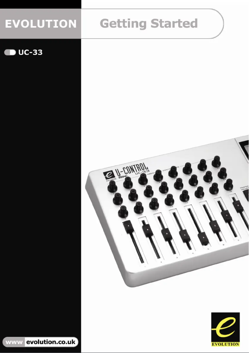 Image de la première page du manuel de l'appareil UC-33