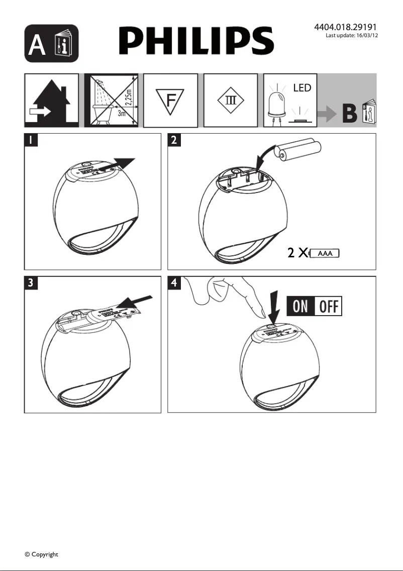 Page n°1 - Manuel utilisateur Philips Accents 310073186