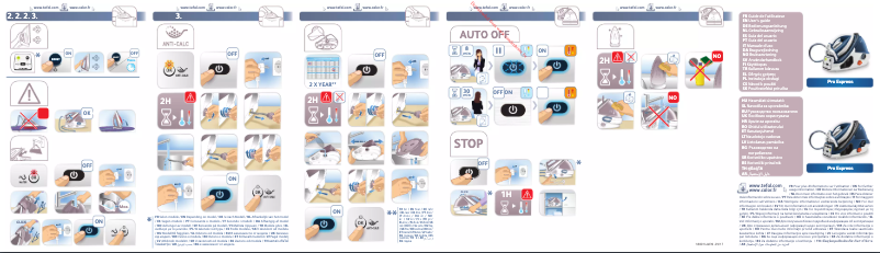 Page n°1 - Manuel utilisateur Calor Infini Pro CV8730