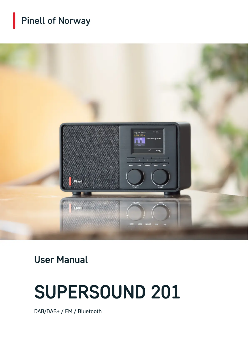 Image de la première page du manuel de l'appareil Supersound 201