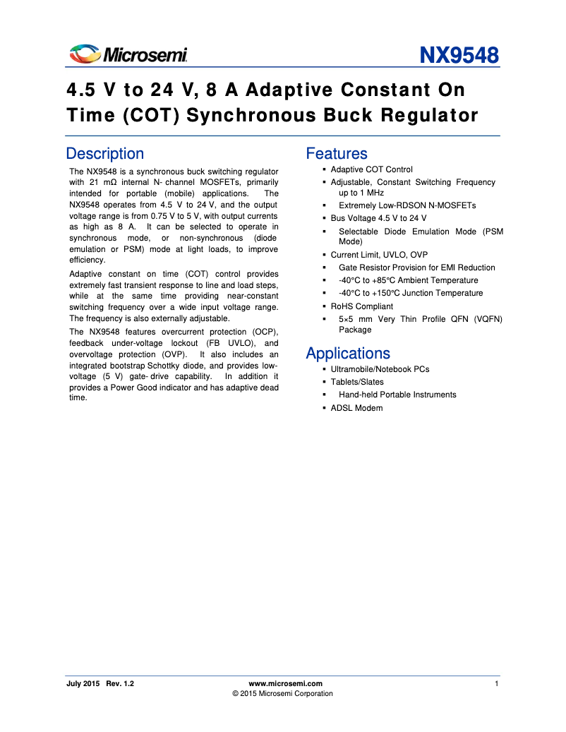 Image de la première page du manuel de l'appareil NX9548