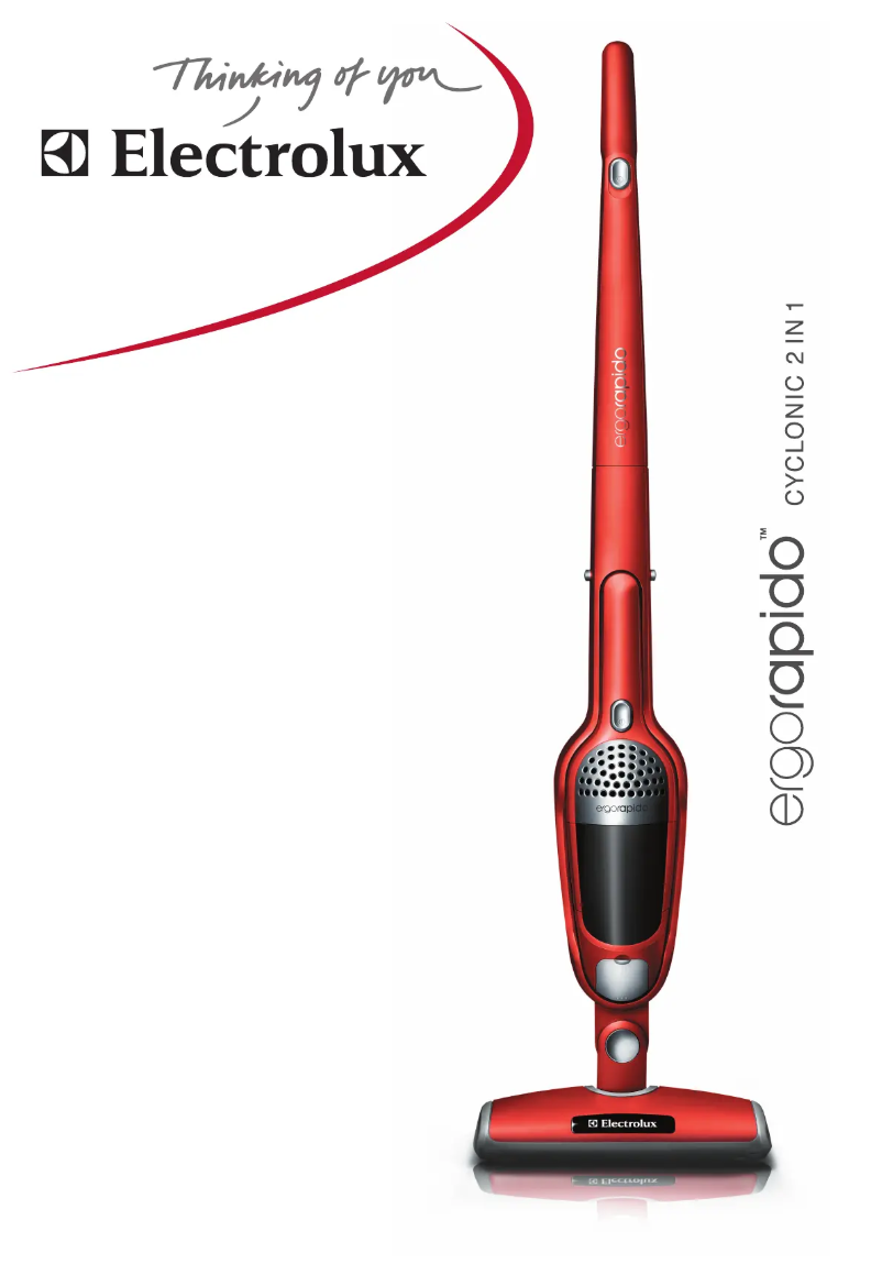 Page n°1 - Manuel utilisateur Electrolux ErgoRapido ZB271W