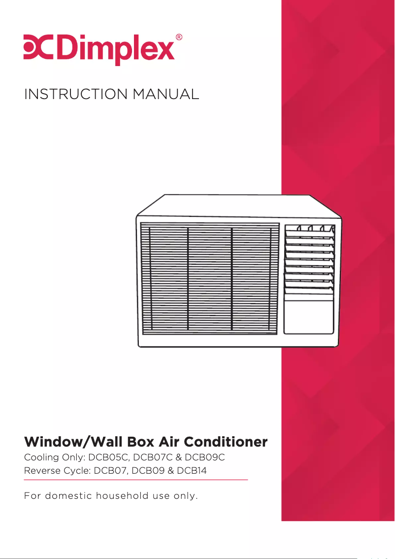 Image de la première page du manuel de l'appareil DCB05C