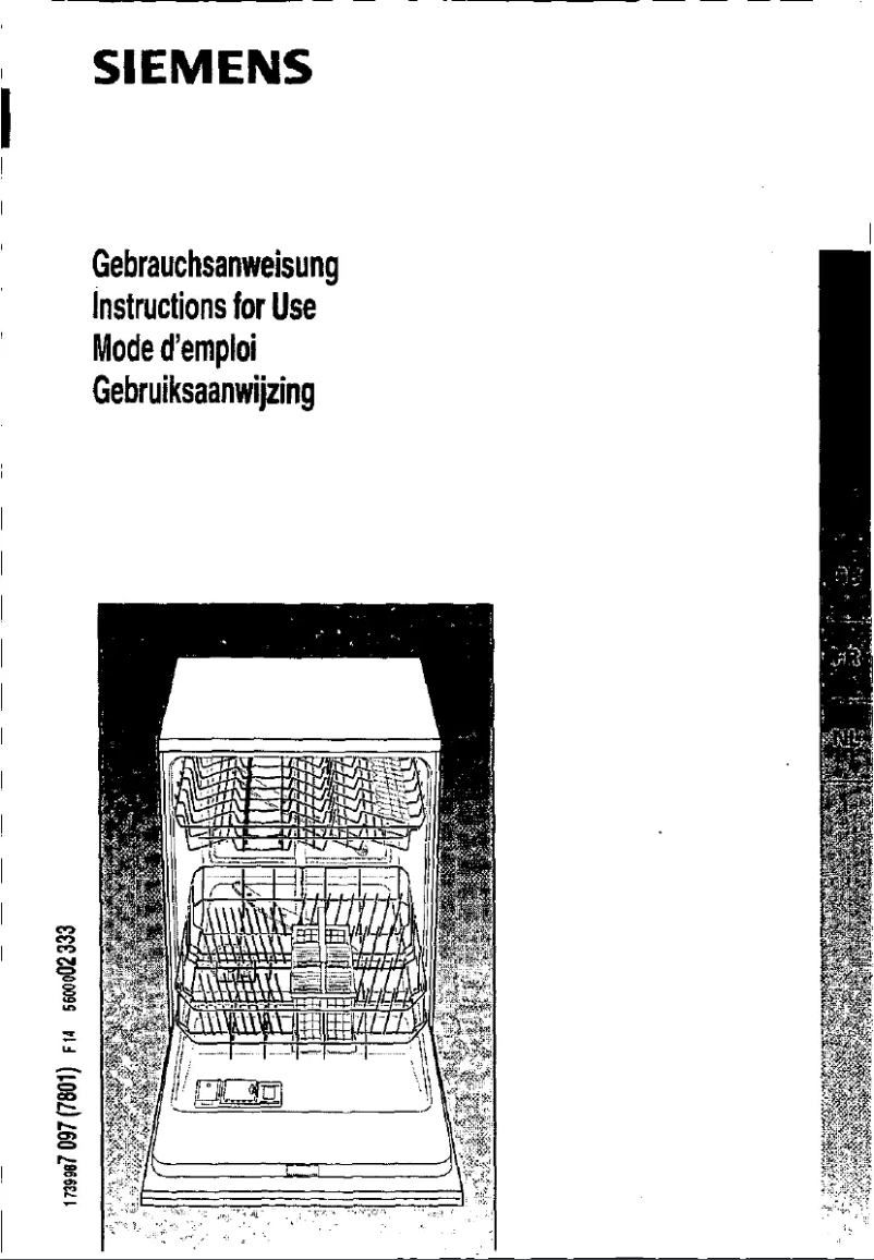 Page n°1 - Manuel utilisateur Siemens SE54260