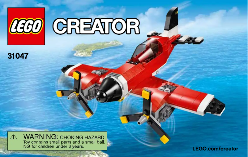 Page n°1 - Manuel utilisateur Lego Creator 31047