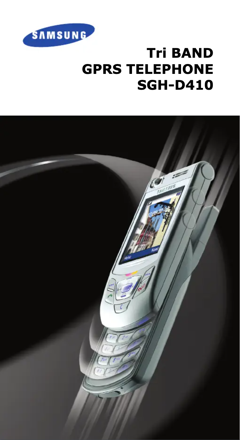 Page n°1 - Manuel utilisateur Samsung BST2169S