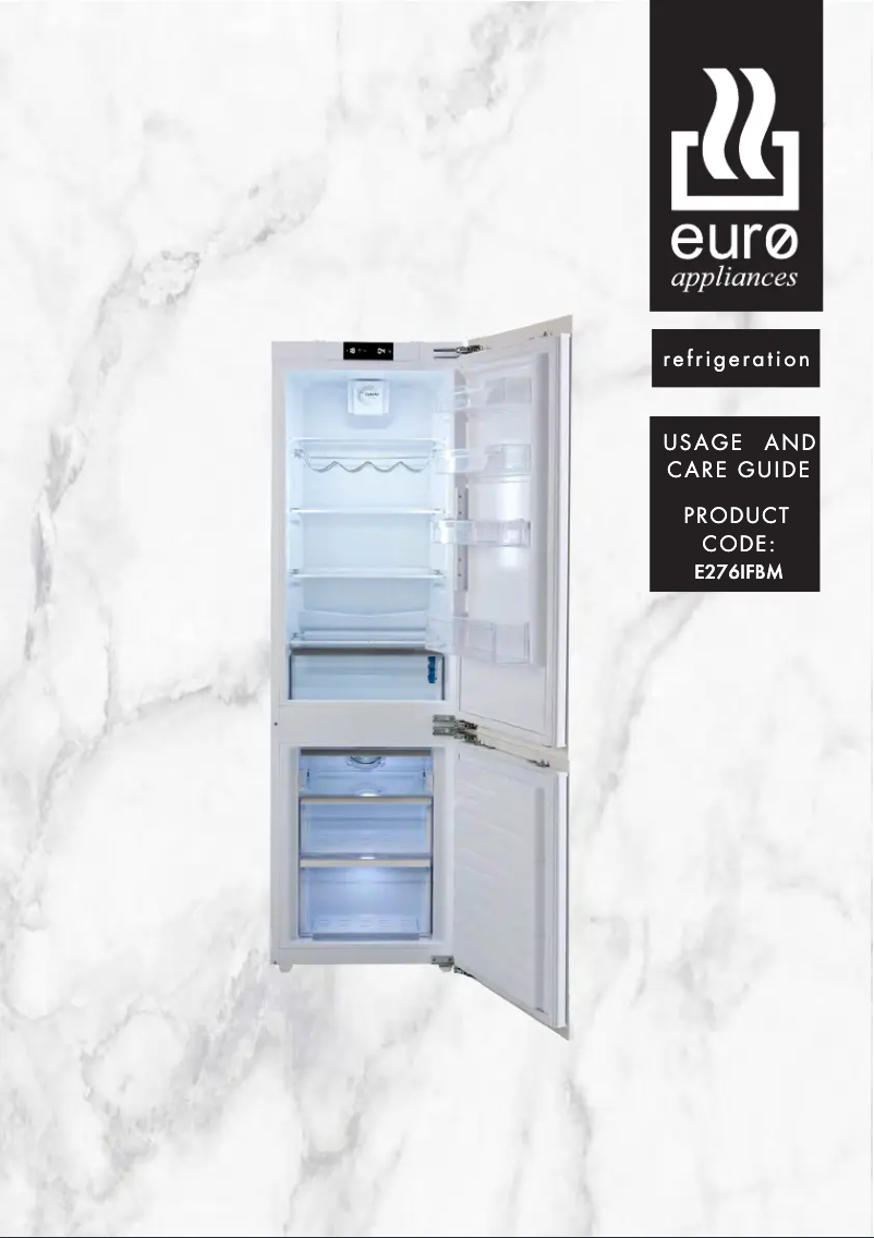 Page n°1 - Manuel utilisateur Euro Appliances E276IFBM