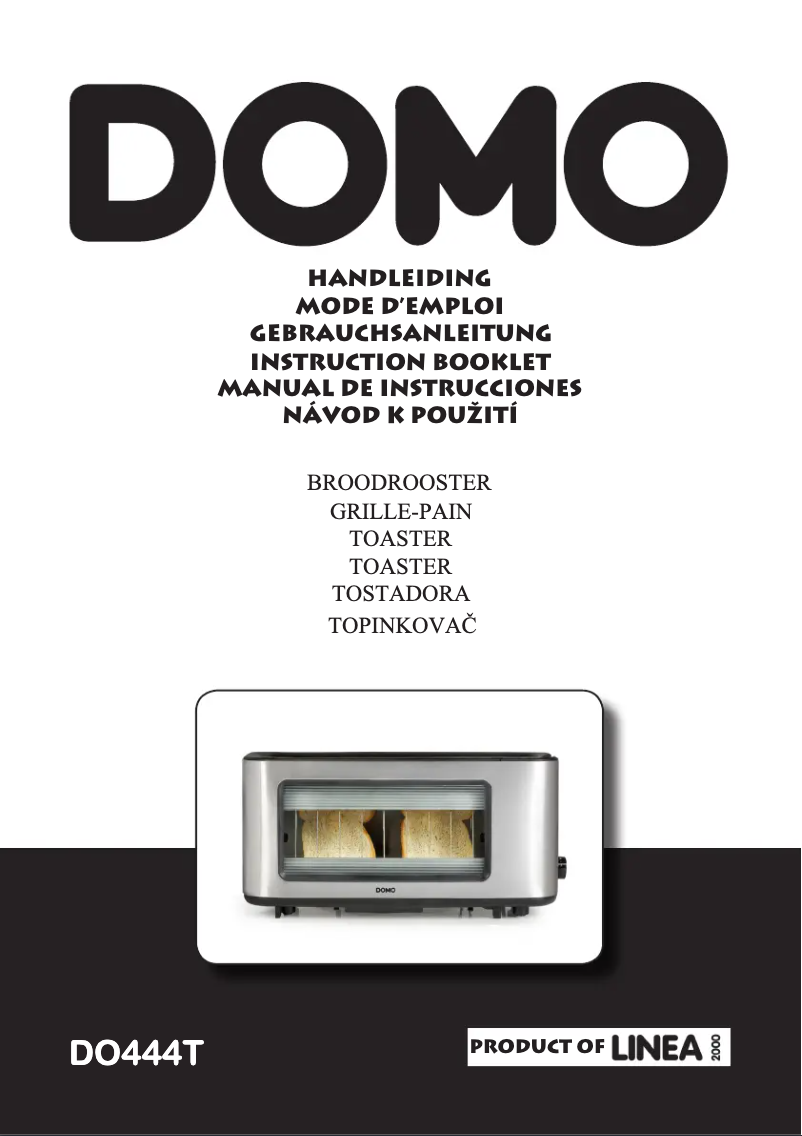 Page n°1 - Manuel utilisateur Domo DO444T