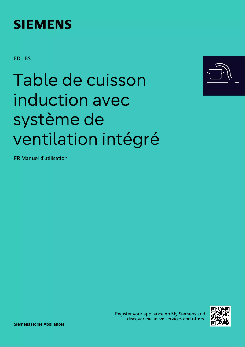 Page n°1 - Manuel utilisateur Siemens ED811BS16E