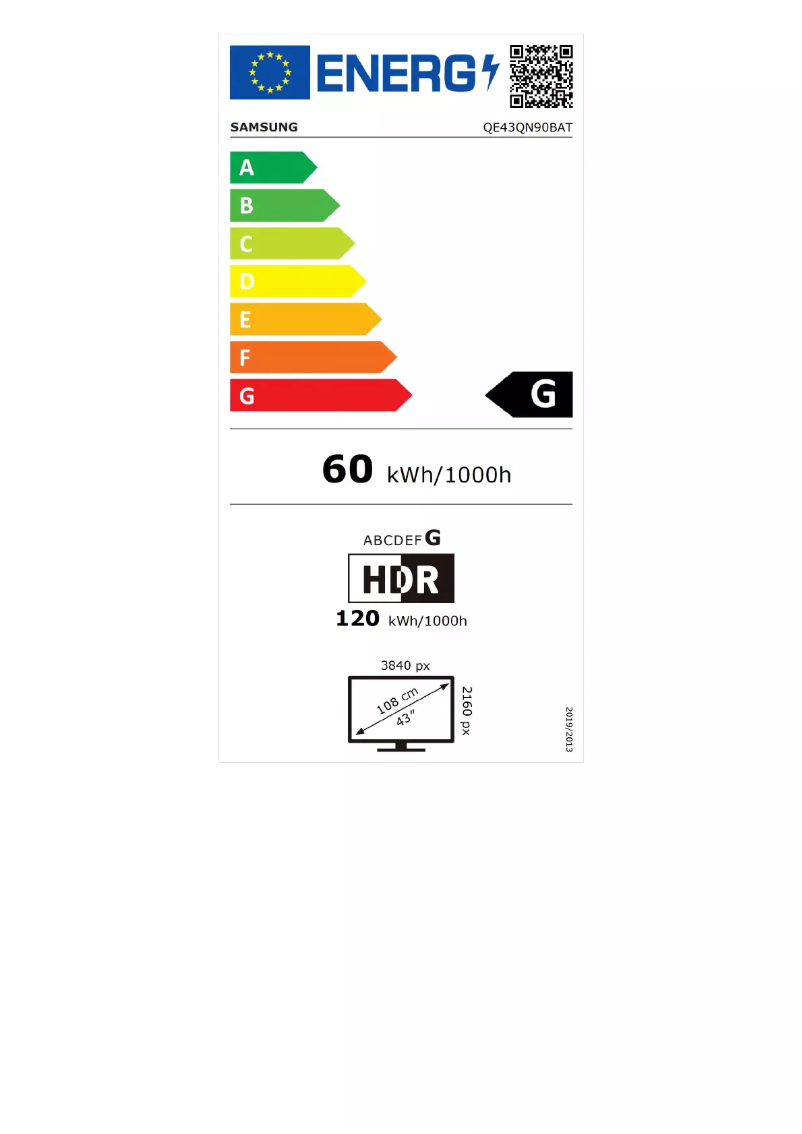 Image de la première page du manuel de l'appareil QE43QN90BATXZT
