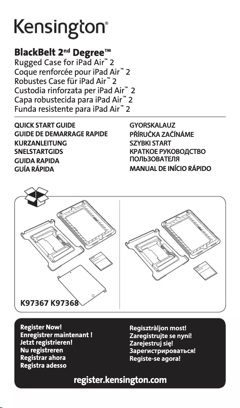 Page 1 de la notice Manuel utilisateur Kensington BlackBelt