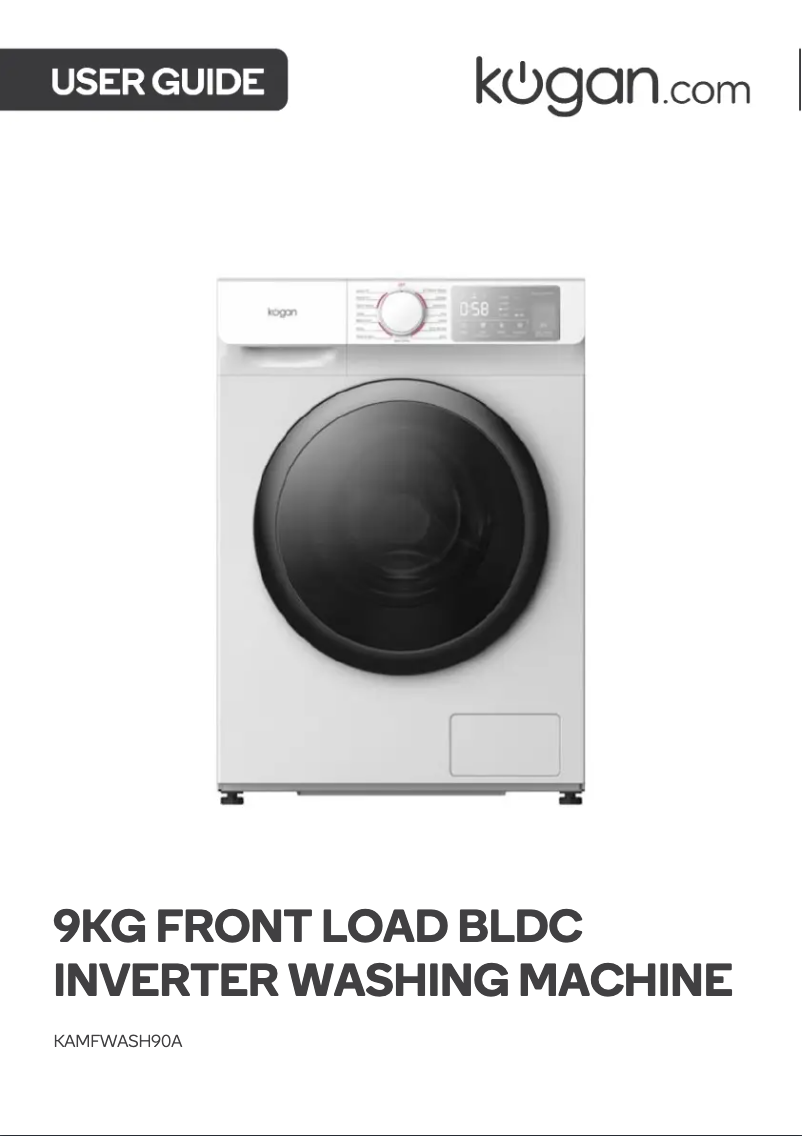 Imagen de la primera página del manual del dispositivo KAMFWASH90A