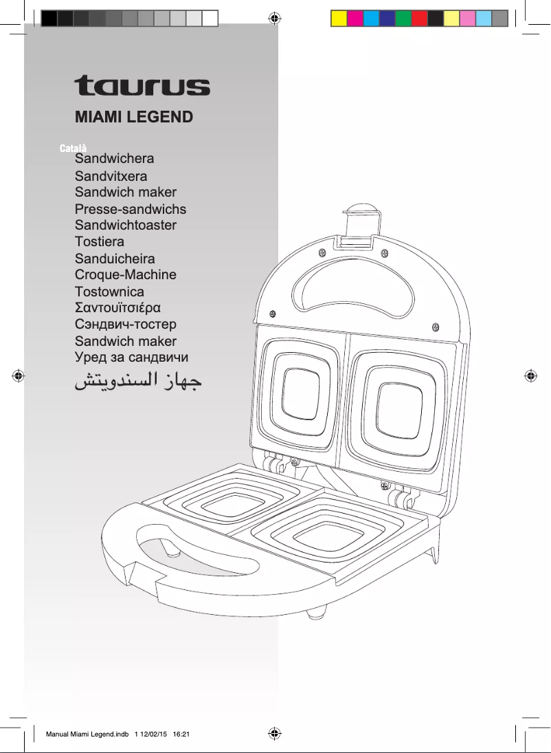 Page n°1 - Manuel utilisateur Taurus Miami Legend