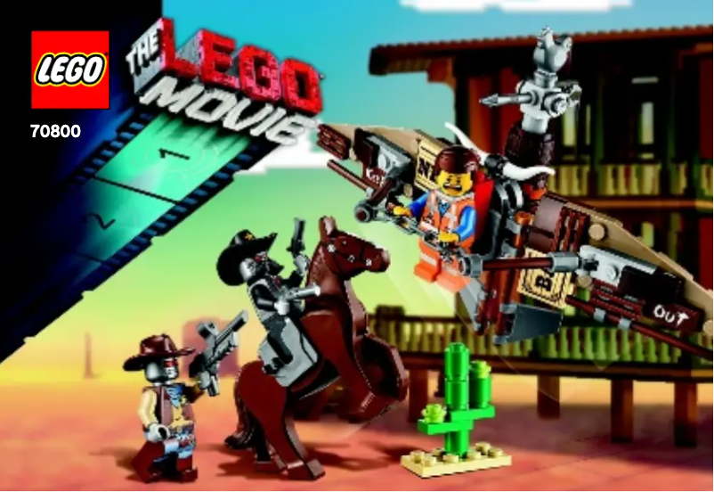 Page 1 de la notice Manuel utilisateur Lego The Movie 2 70800