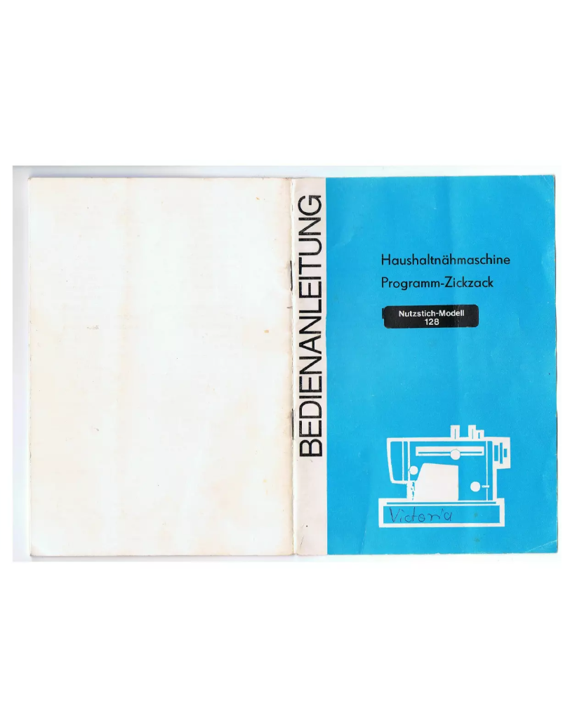 Página 1 del manual Manual de usuario Victoria 128