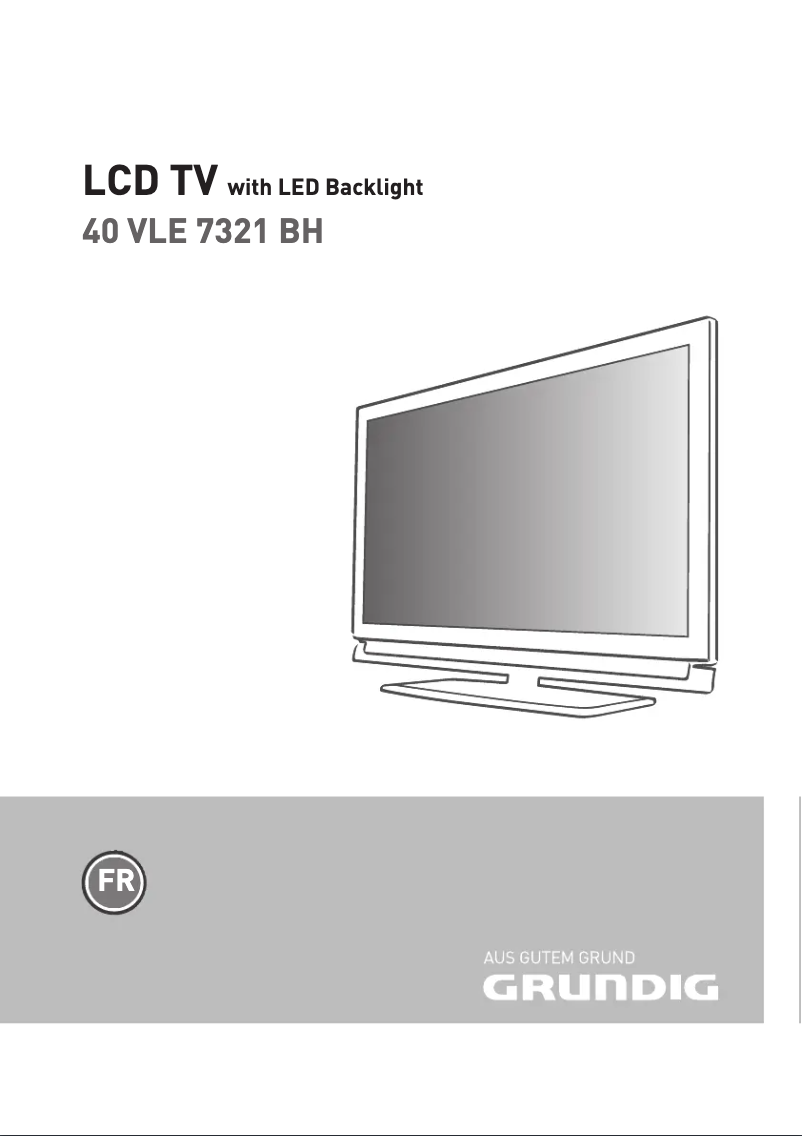 Page n°1 - Manuel utilisateur Grundig 40VLE7321BH