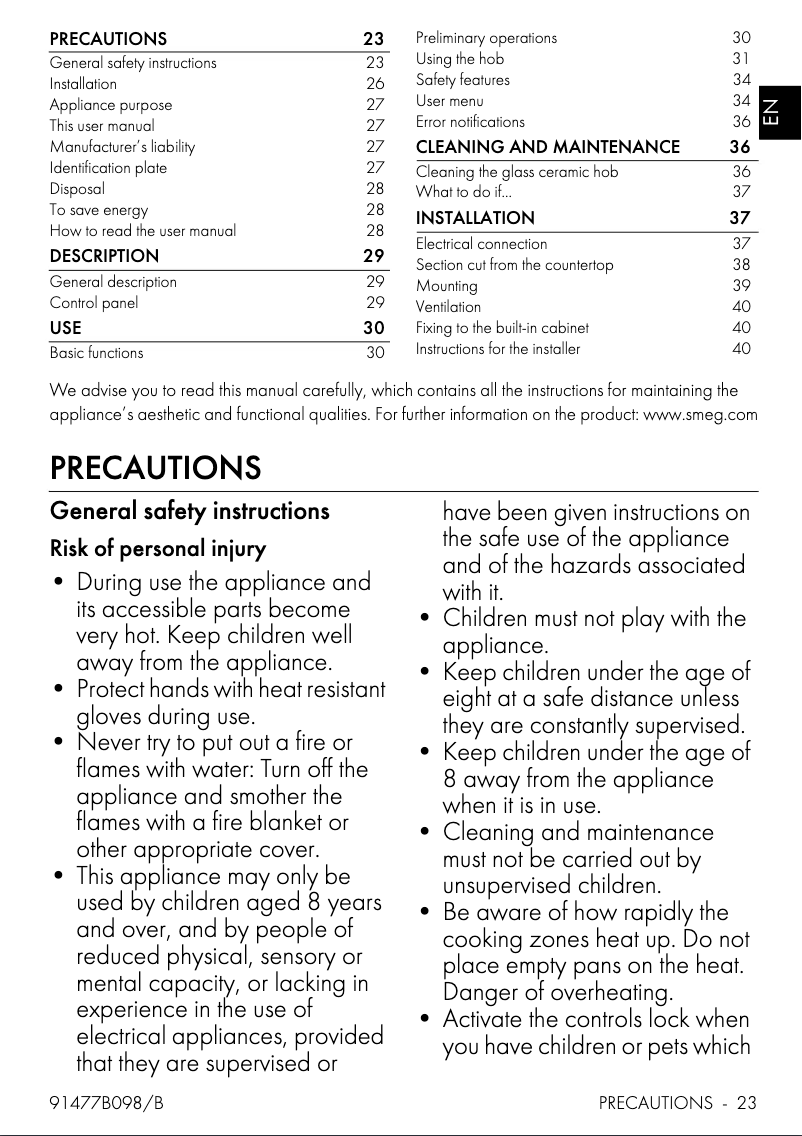 Image de la première page du manuel de l'appareil SI5743D1