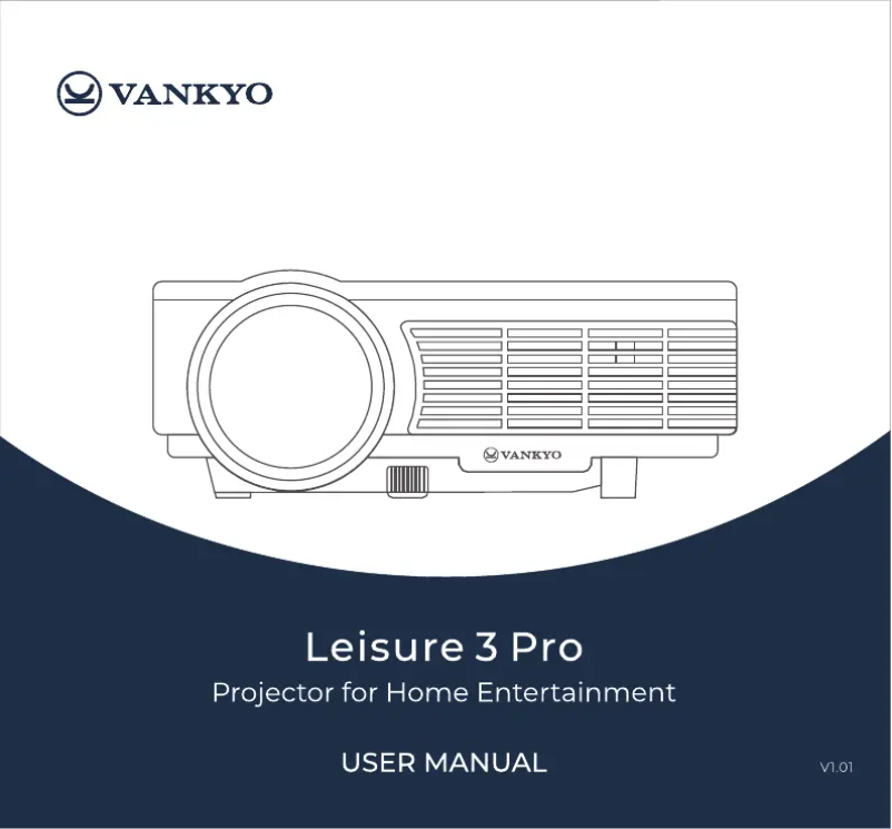 Page 1 de la notice Manuel utilisateur Vankyo Leisure 3 Pro