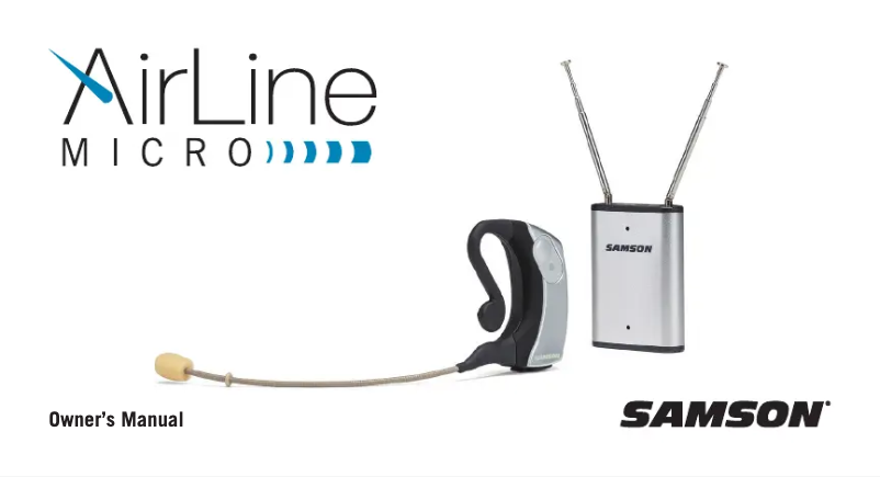 Image de la première page du manuel de l'appareil AirLine Micro AR2