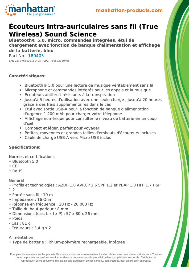 Image de la première page du manuel de l'appareil 180405