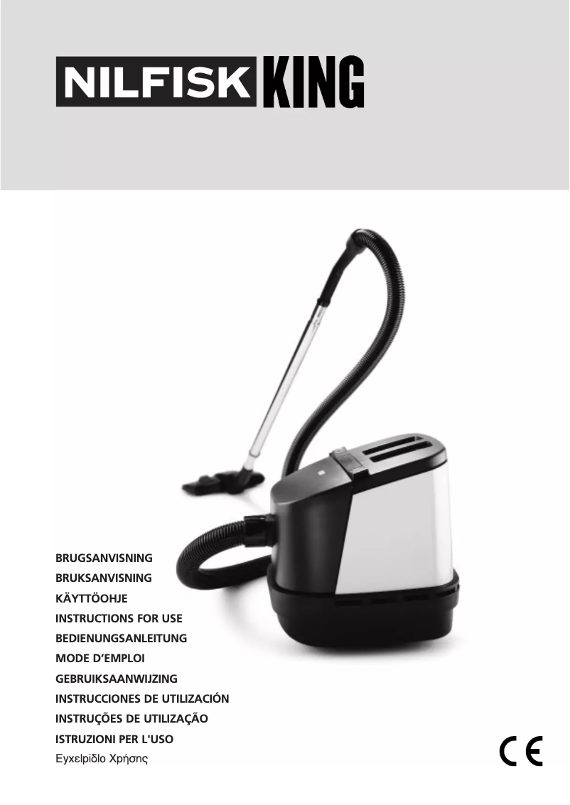 Page 1 de la notice Manuel utilisateur Nilfisk King 518