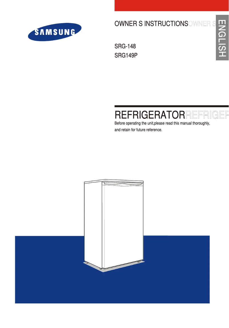 Page n°1 - Manuel utilisateur Samsung SRG-148