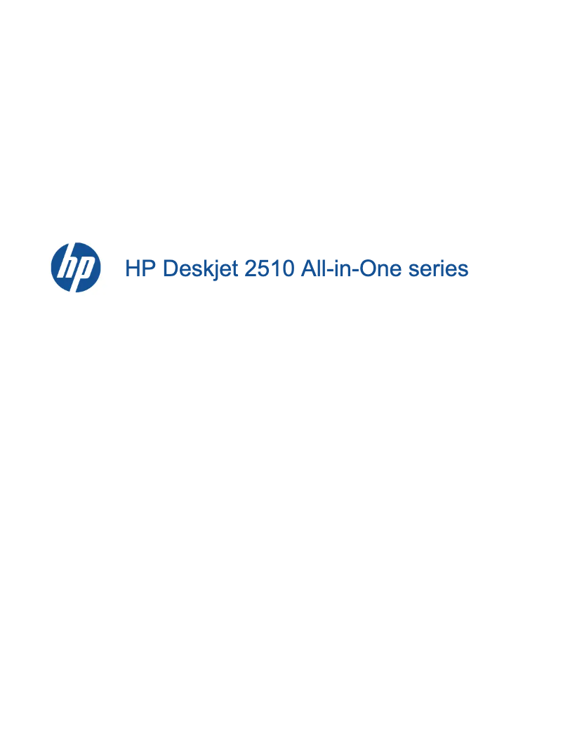 Image de la première page du manuel de l'appareil Deskjet 2515