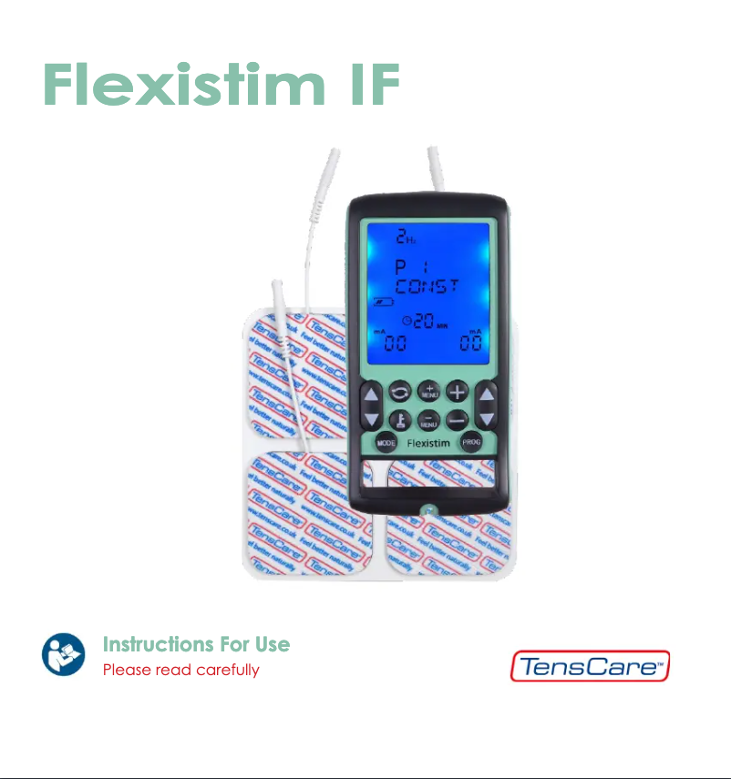 Page 1 de la notice Manuel utilisateur TensCare Flexistim IF