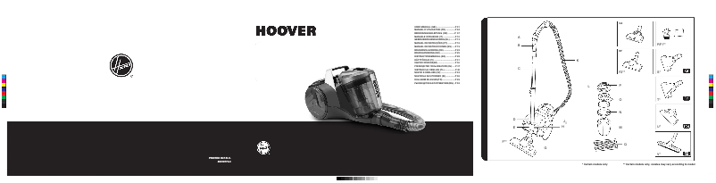 Page 1 de la notice Manuel utilisateur Hoover BR71_BR20