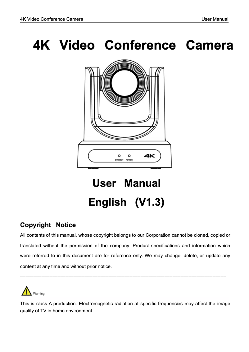 Page 1 de la notice Manuel utilisateur Edis VX60L